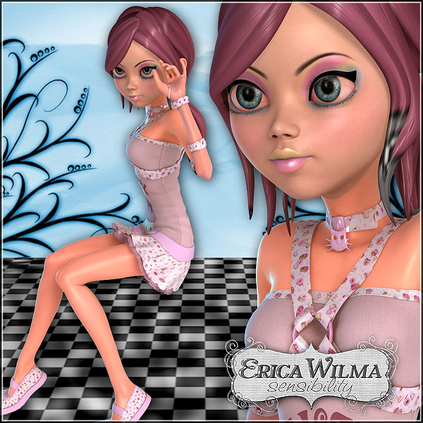 EW Amy Gothic Sweetie CU - Click Image to Close